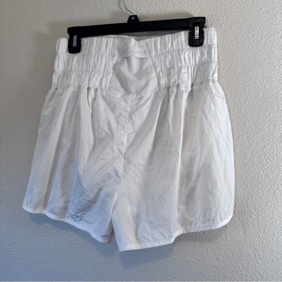 Free People Movement White High Rise Running Shorts Womens XL Gym Workout Casual - Picture 4 of 8